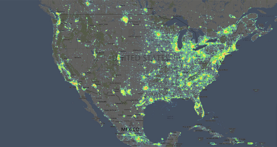 Light Pollution Map.