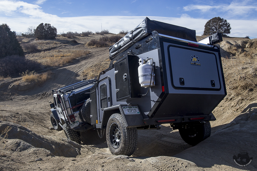 Off Grid Trailers Expedition 2.0 flex testing off road.